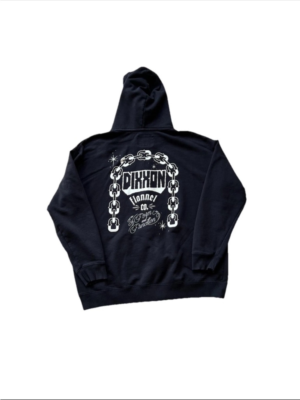 Dixxon Flannel Co. Black Full Zip Hoodie Size 2XL